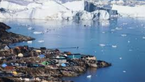 格陵兰岛300万年冰川轰然倒塌